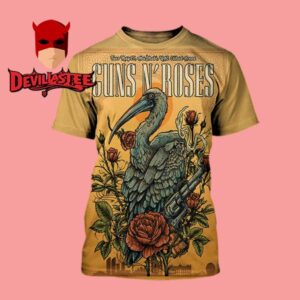 Guns N’ Roses Abu Dhabi 2025 UAE Etihad Arena On May 27th All Over Print T-Shirt
