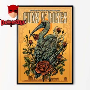 Guns N’ Roses Abu Dhabi 2025 UAE Etihad Arena On May 27th Home Decor Poster Canvas