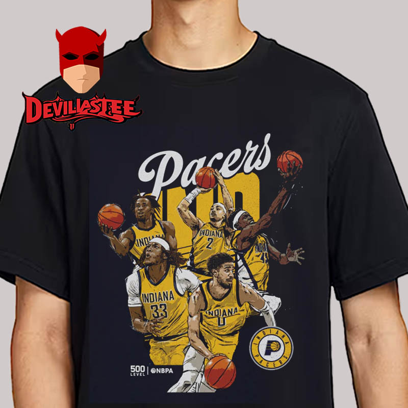 Indiana Pacers Starting 5 NBA 2025 Unisex T-Shirt Hoodie Sweater Indiana Pacers Starting 5 NBA 2025 Unisex T-Shirt Hoodie Sweater