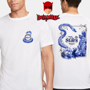 Inter Milan Road To The Stars Munich 2025 Champions League Finalists On May 31st Two Sided T-Shirt