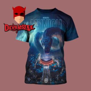 Inter Milan Road To The Stars Munich 2025 Champions League Finalists On May 31st All Over Print T-Shirt