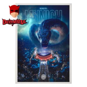 Inter Milan Road To The Stars Munich 2025 Champions League Finalists On May 31st Home Decor Poster Canvas