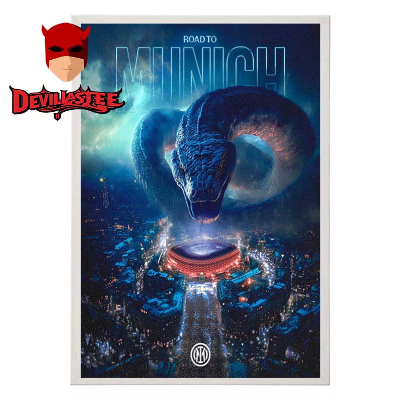 Inter Milan Road To The Stars Munich 2025 Champions League Finalists On May 31st Home Decor Poster Canvas Inter Milan Road To The Stars Munich 2025 Champions League Finalists On May 31st Home Decor Poster Canvas