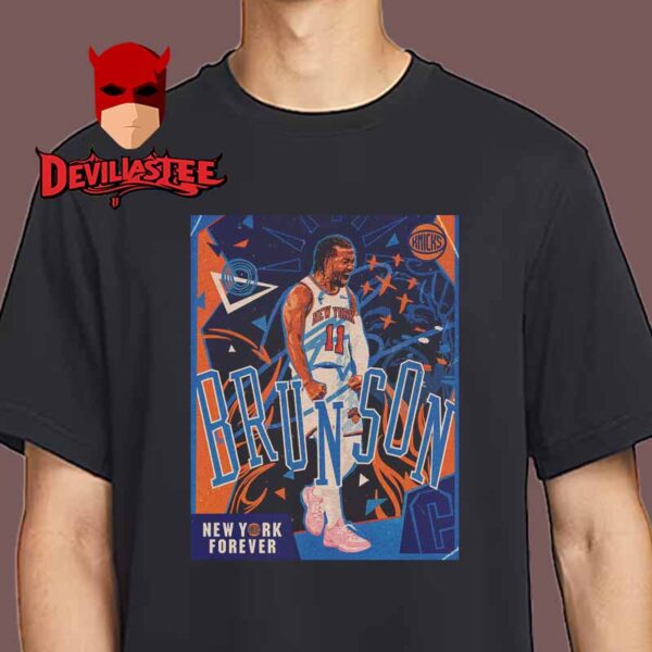 Jalen Brunson New York Knicks vs Boston Celtics NBA Playoffs 2025 Unisex T-Shirt