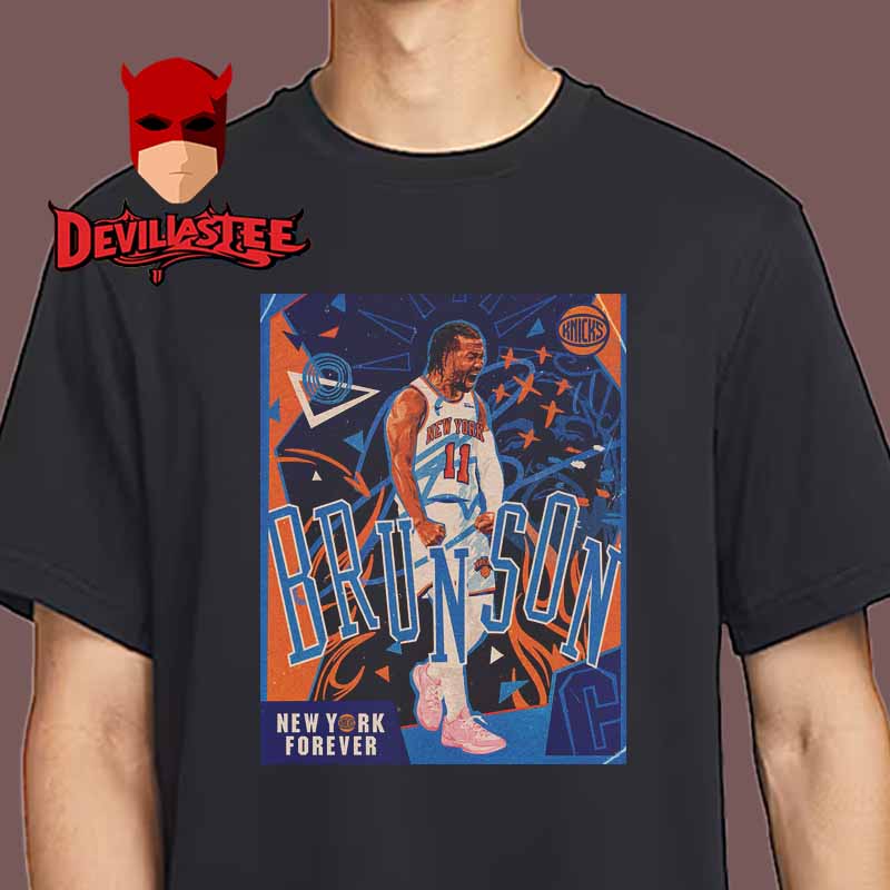Jalen Brunson New York Knicks vs Boston Celtics NBA Playoffs 2025 Unisex T-Shirt Jalen Brunson New York Knicks vs Boston Celtics NBA Playoffs 2025 Unisex T-Shirt