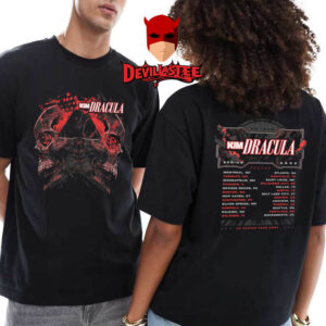 Kim Dracula Spring 2025 Tour Dates Two Sided T-Shirt