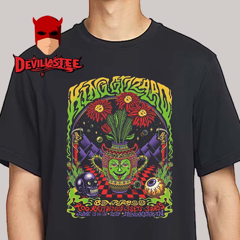 King Gizzard And The Lizard Wizard Bonnaroo 2025 Manchester TN Roo Residency On June 13 14 15 Unisex T-Shirt King Gizzard And The Lizard Wizard Bonnaroo 2025 Manchester TN Roo Residency On June 13 14 15 Unisex T-Shirt