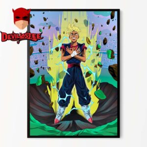 Lamine Yamal Super Saiyan Dragon Ball Home Decor Poster Canvas