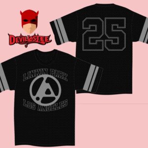 Linkin Park Los Angeles 2025 From Zero World Tour Football Jersey T-Shirt