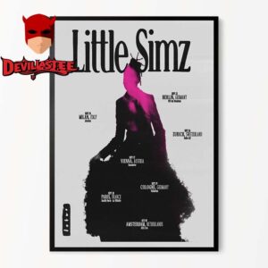 Little Simz Europe Tour 2025 Italy Germany Swizzerland Frane Netherland Australia Tour Dates Home Decor Poster Canvas