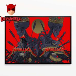 Metallica Columbus 2025 Sonic Temple Historic Crew Stadium OH On May 11th M72 North American Tour Matchup Home Decor Poster Canvas