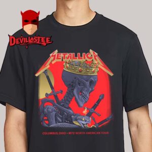 Metallica Columbus 2025 Sonic Temple Historic Crew Stadium OH On May 11th M72 North American Tour Unisex T-Shirt