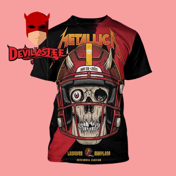 Metallica M72 Landover Washington DC 2025 Northwest Stadium Maryland On May 28th North American Tour All Over Print T-Shirt Hoodie Sweater Metallica M72 Landover Washington DC 2025 Northwest Stadium Maryland On May 28th North American Tour All Over Print T-Shirt Hoodie Sweater