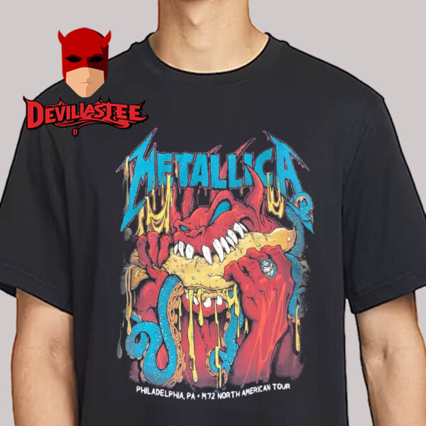 Metallica M72 Philly Philadelphia 2025 Lincoln Financial Field On May 25th North American Tour Unisex T-Shirt