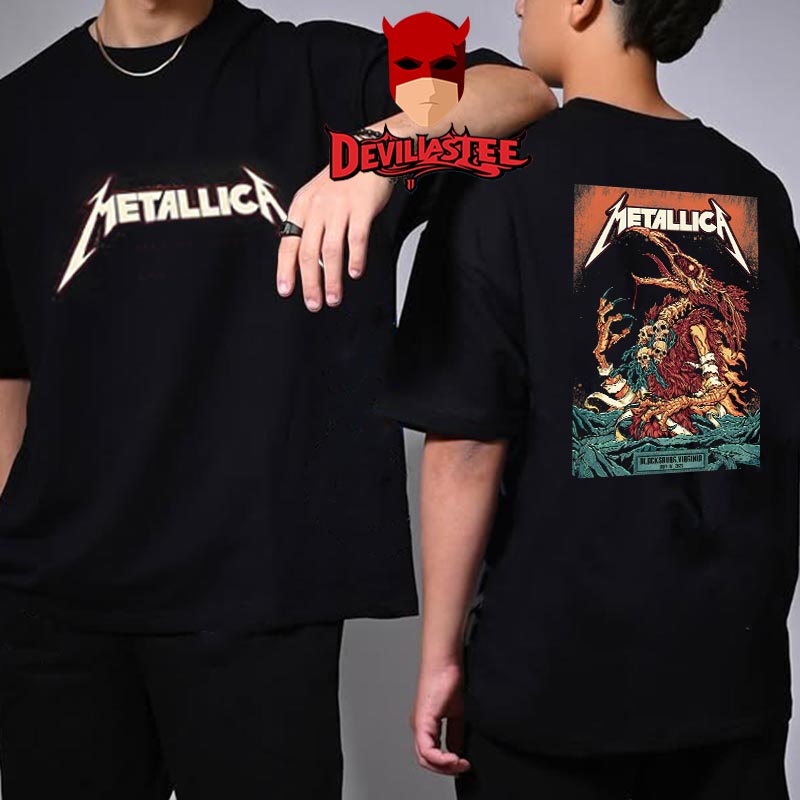 Metallica M72 Virginia 2025 Lane Stadium Blackburg On May 7th North American Tour Two Sided T-Shirt Hoodie Sweater Metallica M72 Virginia 2025 Lane Stadium Blackburg On May 7th North American Tour Two Sided T-Shirt Hoodie Sweater