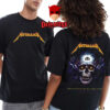 Metallica M72 World Tour M72 Charlotte Venue Poster At Bank Of America Stadium On May 31 2025 In Charlotte NC M72 Charlotte Two Sided T-Shirt