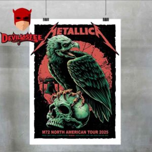 Metallica Philadelphia May 2025 Lincoln Financial Field M72 Philly North American Tour Home Decor Poster Canvas