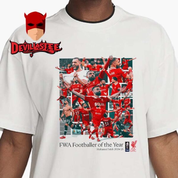 Mohamed Salah Footballer Of The Year Liverpool FC 2024 2025 Season Unisex T-Shirt