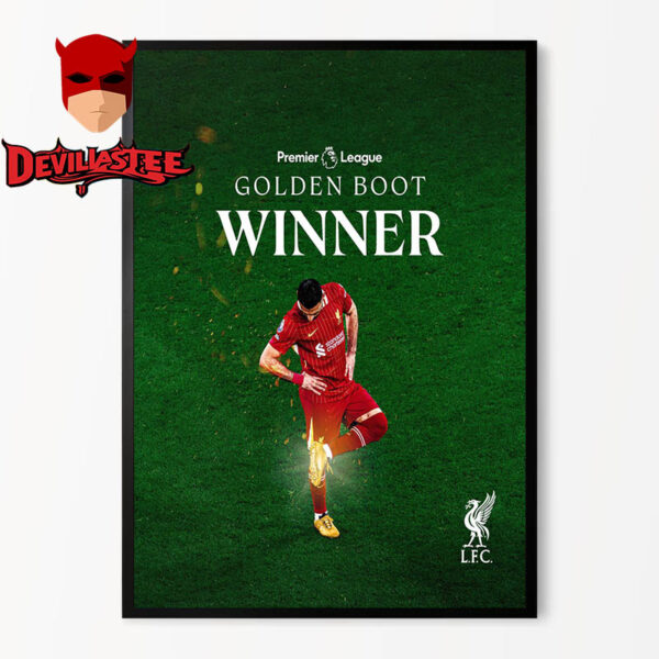 Mohamed Salah Golden Boot Premier League Champions 2025 Home Decor Poster Canvas