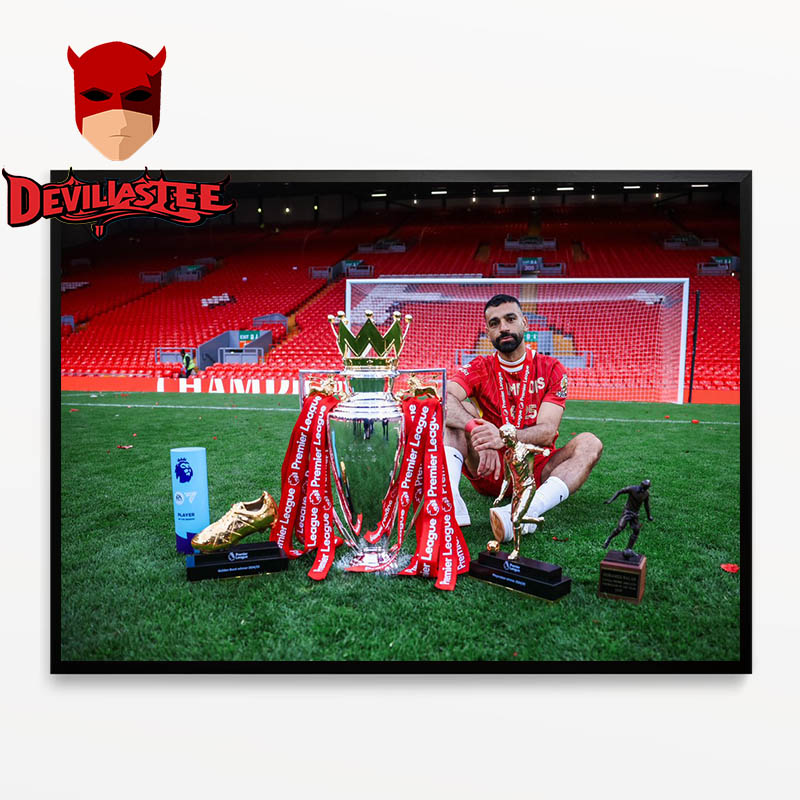 Mohamed Salah Golden Boot Premier League Champions 2025 Playmaker Award Player Of The Season Home Decor Poster Canvas Mohamed Salah Golden Boot Premier League Champions 2025 Playmaker Award Player Of The Season Home Decor Poster Canvas