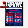 New Orleans Saints NFL 2025 Schedule Home Decor Poster Canvas