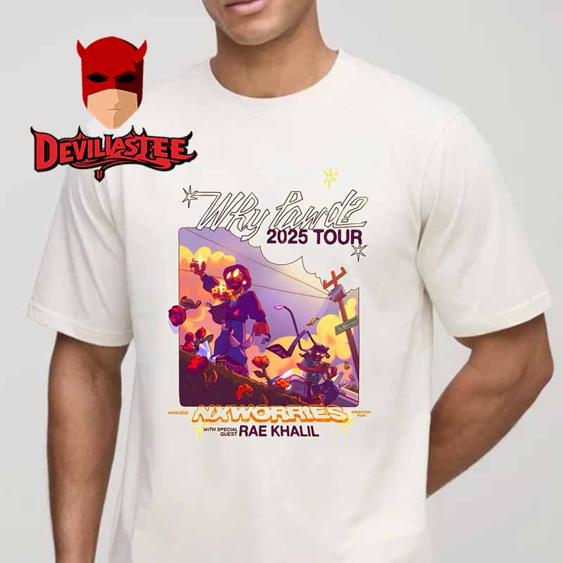 NxWorries Anderson Paak Rae Khalil Stones Throw North American 2025 Why Lawd Tour Unisex T-Shirt NxWorries Anderson Paak Rae Khalil Stones Throw North American 2025 Why Lawd Tour Unisex T-Shirt