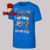 OKC Thunder 2025 NBA Finals Basketball Outline Unisex T-Shirt