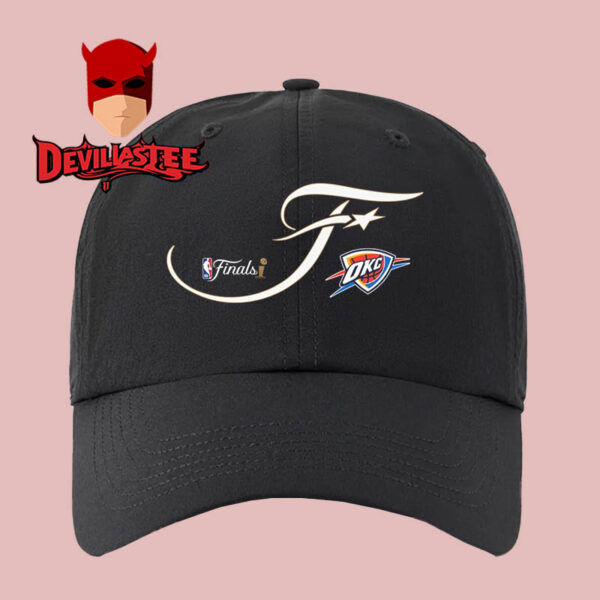 OKC Thunder 2025 NBA Finals Sportique Script Classic Hat Cap Snapback