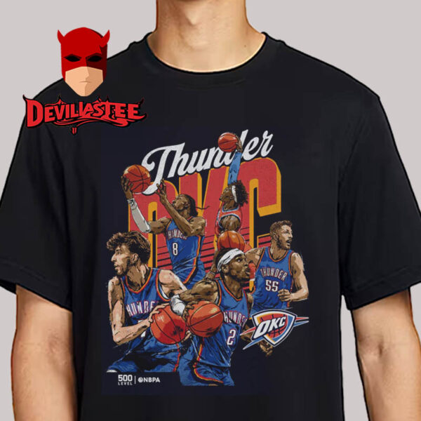 Oklahoma City Thunder OKC Starting 5 NBA 2025 Unisex T-Shirt Hoodie Sweater