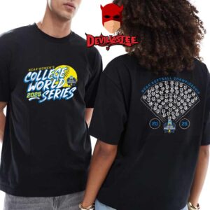 Oklahoma Sooners 2025 NCAA Softball Women’s College World Series Two Sided T Shirt