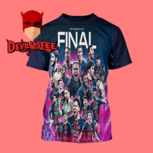 Paris Saint-Germain UEFA Champions League Final 2025 All Over Print T-Shirt