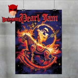 Pearl Jam Atlanta GA 2025 State Farm Arena On April 29th And May 1st Home Decor Poster Canvas