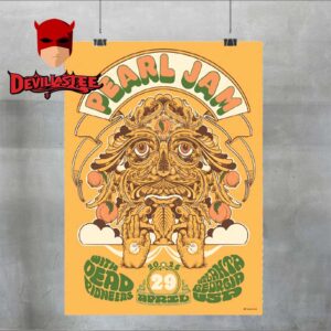 Pearl Jam Atlanta GA 2025 State Farm Arena On April 29th Home Decor Poster Canvas