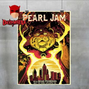 Pearl Jam Atlanta GA 2025 State Farm Arena On May 1st Home Decor Poster Canvas