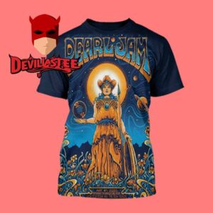 Pearl Jam Bridgestone Arena Nashville 2025 TN On May 8th All Over Print T-Shirt