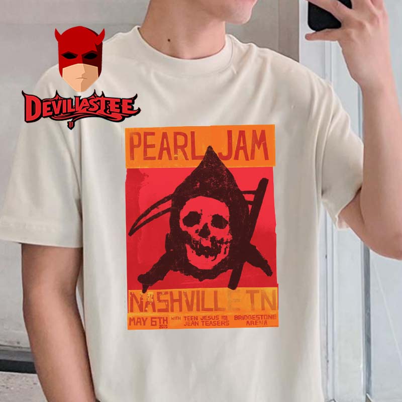 Pearl Jam Nashville 2025 Bridgestone Arena TN On May 6th Classic T-Shirt Pearl Jam Nashville 2025 Bridgestone Arena TN On May 6th Classic T-Shirt