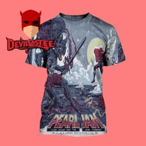 Pearl Jam Raleigh NC 2025 Lenovo On May 11th All Over Print T-Shirt