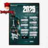 New York Jets NFL 2025 Schedule Home Decor Poster Canvas