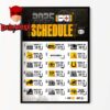 Philadelphia Eagles NFL 2025 Schedule Home Decor Poster Canvas