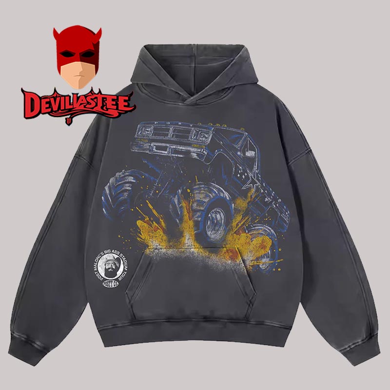 Post Malone X Dallas Cowboys Monster Truck All Over Print Hoodie Post Malone X Dallas Cowboys Monster Truck All Over Print Hoodie