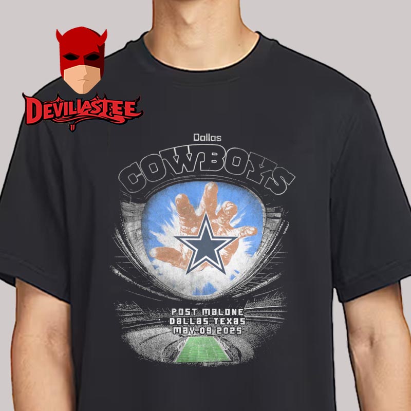 Post Malone X Dallas Cowboys Stadium May 9th 2025 Unisex T-Shirt Post Malone X Dallas Cowboys Stadium May 9th 2025 Unisex T-Shirt