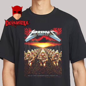 Primus Toronto 2025 Budweiser Stage ON May 22th Master Of Puppets Unisex T-Shirt