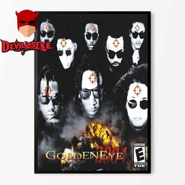 Ray Vaughn Golden Eye Single Cover Home Decor Poster Canvas