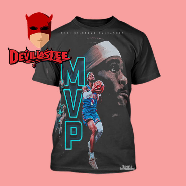 SGA MVP Shai Gilgeous Alexander OKC NBA MVP 2025 Most Valuable Player All Over Print T-Shirt SGA MVP Shai Gilgeous Alexander OKC NBA MVP 2025 Most Valuable Player All Over Print T-Shirt