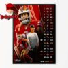 Pittsburgh Steelers NFL 2025 Schedule Home Decor Poster Canvas