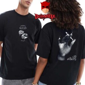 ScHoolboy Q Blue Lips Ciggy Two Sided T-Shirt