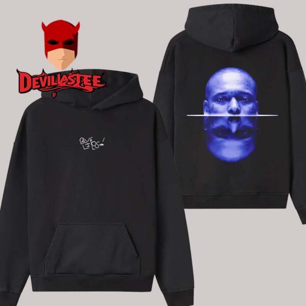 ScHoolboy Q Blue Lips Groovy Q Mirror Two Sided Hoodie