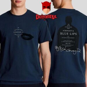 ScHoolboy Q Blue Lips Groovy Q Target Practice Two Sided Hoodie T-Shirt Sweater