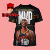 Shai Gilgeous Alexander OKC NBA 2025 MVP Most Valuable Player All Over Print T-Shirt