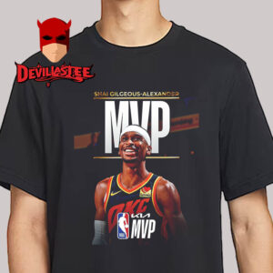 Shai Gilgeous Alexander OKC 2025 NBA MVP Most Valuable Player Unisex T-Shirt